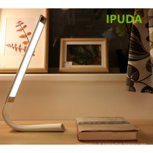 IPUDA Luzes internas operadas por bateria, lâmpada de mesa LED flexível dobrável / luz de leitura de cabeceira do quarto com sensor de toque USB